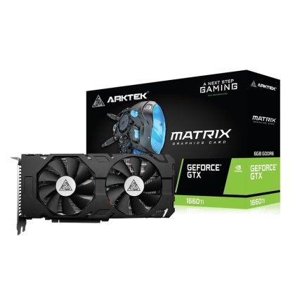 Carte Graphique Arktek GeForce GTX 1660 Ti 6Go Dual Fans DDR6 en Tunisie