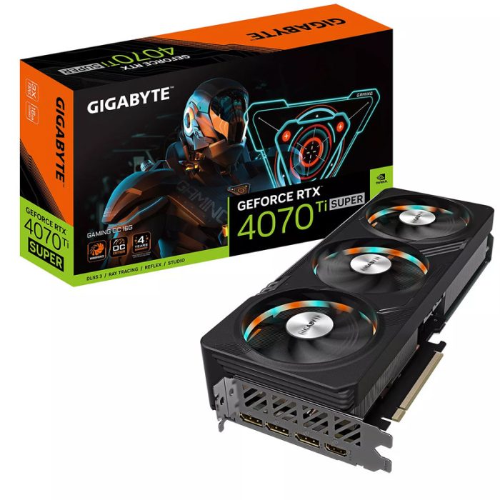 Carte Graphique Gigabyte GeForce RTX 4070 Ti Super Gaming 16Go GDDR6X en Tunisie