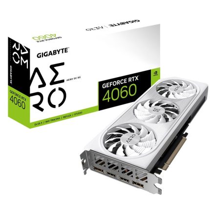 Carte graphique Gigabyte RTX 4060 AERO OC 8Go GDDR6 3X Noir en Tunisie