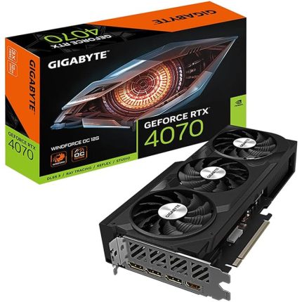 Carte graphique Gigabyte RTX 4070 WindForce 12Go GDDR6 3X en Tunisie