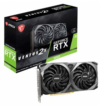 Carte Graphique MSI GeForce RTX 3060 VENTUS 2X 12G GDDR6 en Tunisie