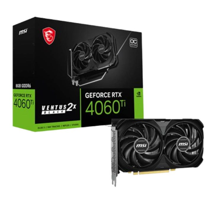 Carte Graphique Gaming MSI GeForce RTX 4060 Ti Ventus 2X 8Go OC En Tunisie