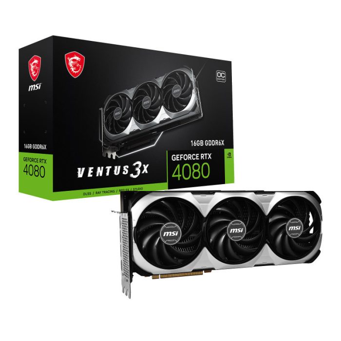 Carte graphique MSI NVIDIA GeForce RTX 4080 SUPER VENTUS 3X OC 16G GDDR6X en Tunisie