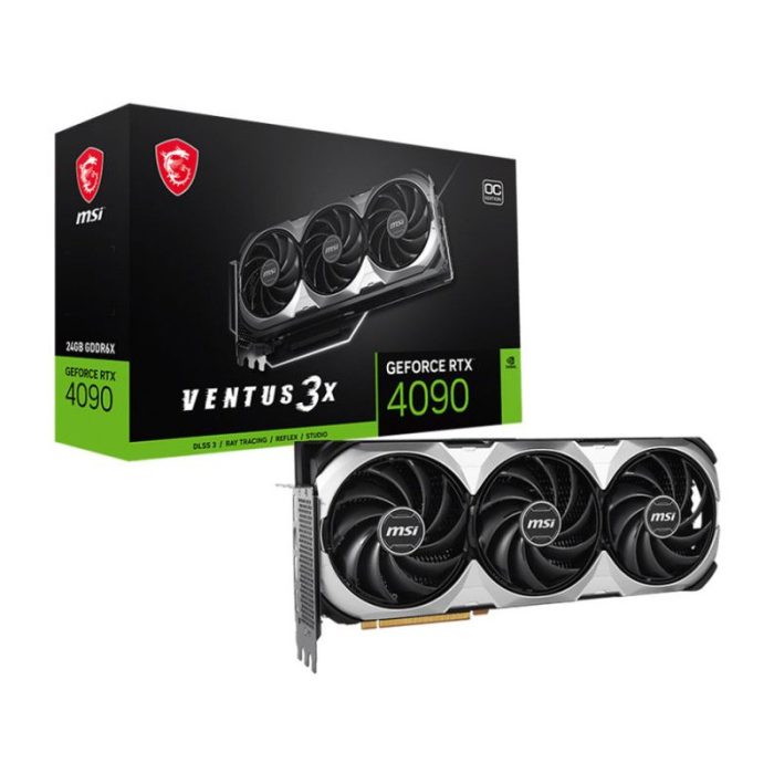 Carte graphique MSI GeForce RTX 4090 VENTUS 3X OC 24 Go GDDR6X en Tunisie