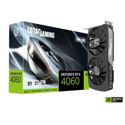 Carte Graphique Zotac Gaming GeForce RTX 4060 8 Go Twin Edge Noir En Tunisie