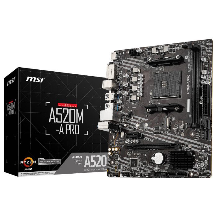 Carte Mère Gamer Msi Pro A520m-A (911-7C96-024)